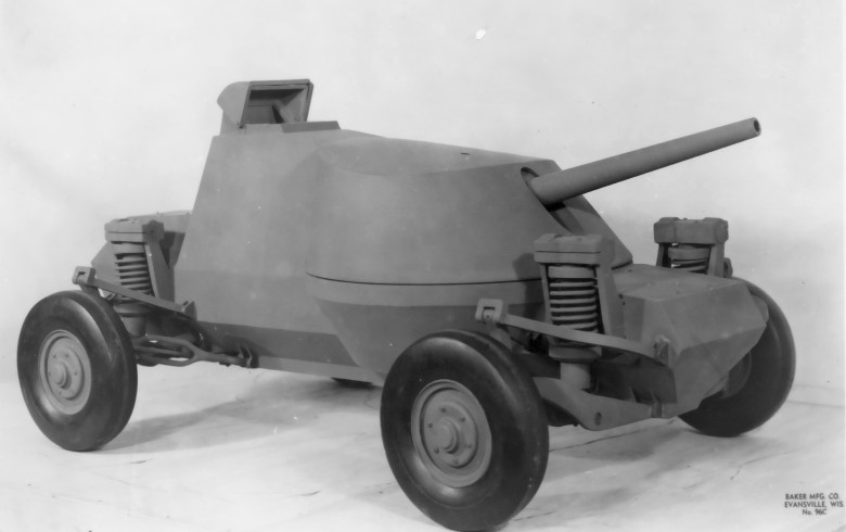 The rare Baker 4×4 Jumping Tank Armored Car